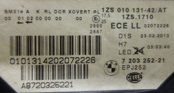 фото thumb №16, Bmw 5 f10 f11 2010-2013 7203252 bixenon динамічний led лампи перед передні