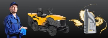 БЕНЗИНОВЫЙ ТРАКТОР STIGA ESTATE 384 ST MOWER + плуг 120 см + аксессуары