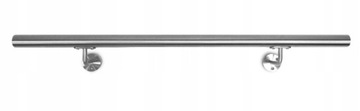 НАСТЕННЫЕ ПЕРИЛА ИЗ НЕРЖАВЕЮЩЕЙ 140 см SATIN INOX 42.4 СЕРТИФИКАТ ЛЕСТНИЦЫ