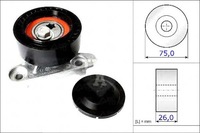 фото thumb №2, Ina ролик натягувача ремінь багаторучний. vw seat mii,