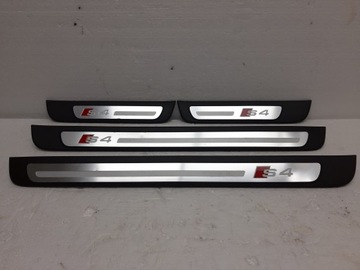 фото thumb №1, Audi s4 b8 a4 b8 2007-2015 накладки планки пороговые внутренние s4 комплект