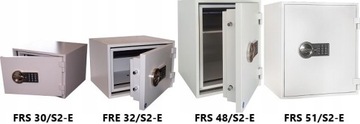 Sejf ognioodporny domowy FRS 30/S2-E Klasa S2. 296*430*365mm (w*s*g) Elektr