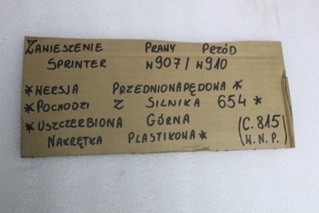 фото thumb №16, Mercedes w907 w910 sprinter подвешивание правый перед амортизатор поворотный кулак