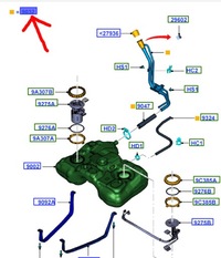 фото thumb №1, Труба заливання пального ford kuga mk1 2008-12 2.0 tdci