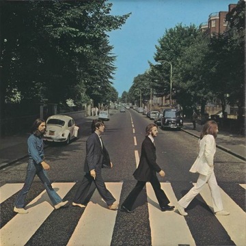 Наклейки GUITAR FRONT — Abbey Road (The BEATLES)