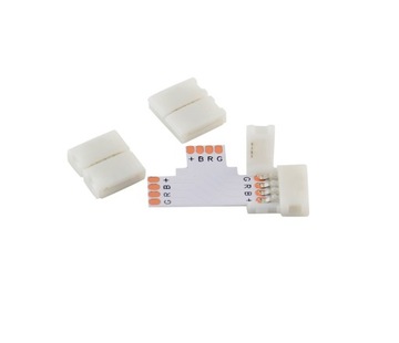 5xCONNECTOR Тройник RGB светодиодная лента SMD 5050 10мм