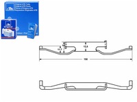 фото thumb №1, Набір монтажний гальмівних колодок bmw 3 e36 3 e46 z3 e