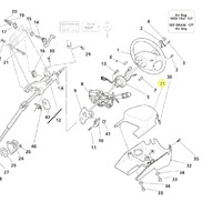 фото thumb №9, Maserati 4200 coupe spyder gransport захист колонки керма оригінальний номер 66192300