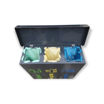 Рамка для корзины для сортировки мусора 3 x 120л