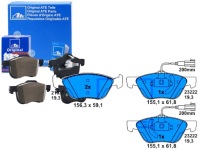 фото thumb №1, Тормозные колодки тормозные alfa romeo 166 2.0/2.4d 09.98-06.