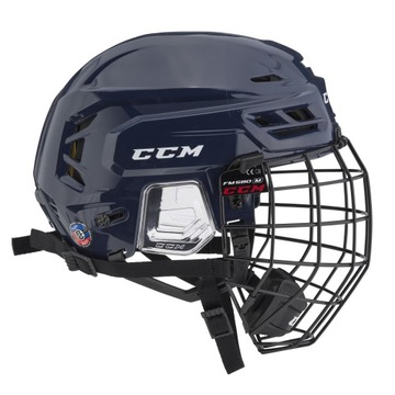 CCM Tacks 210 Combo Senior Хоккейный шлем с сеткой, темно-синий
