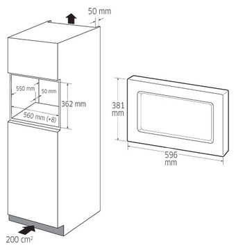 Zestaw AGD SAMSUNG piekarnik NV7B41201AK + mikrofala MS23A7318AK Czarny