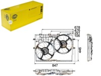 фото thumb №1, Hel8ew 351 040-611 вентилятор радіатора з корпус