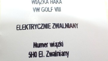 фото thumb №10, Нова джгут фаркоп volkswagen golf viii 5h + новий модуль + кнопка