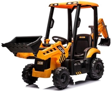 Аккумуляторный экскаватор JCB с желтым ковшом