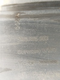 фото thumb №15, Бампер перед переднее vw golf 5 plus чёрный 5m0805903