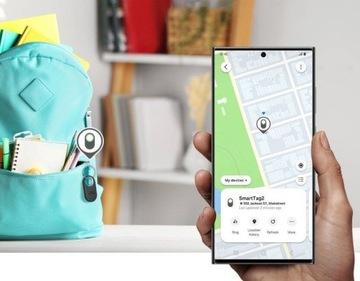 Outlet Lokalizator Samsung Galaxy SmartTag2 Biały zapis danych lokalizacji
