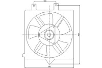 фото thumb №1, Nissens вентилятор радиатора с корпус nissan pr