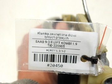 фото thumb №9, Ручка дверь правый зад 289 saab 9-3 ii рестайлинг