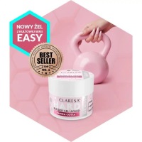 CLARESA HARD & EASY BUILDER GEL FRENCH PINK ТВЕРДЫЙ ГЕЛЬ ДЛЯ НОГТЕЙ 45 г