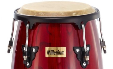 MC890WR Conga 10'' - drewniana konga w kolorze czerwonego wina. Millenium