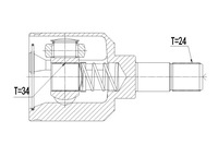 фото thumb №4, Шарнір внутрішній лівий citroen c-elysee 12-