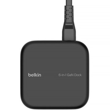 Концентратор Belkin USB-C для ноутбука, INC018vf, 4K HDMI, 5 Гбит/с, USB-A, GaN 130 Вт
