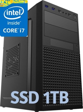 SZYBKI INTEL CORE i7 8X 3,9G 16GB SSD 1TB DVD W10