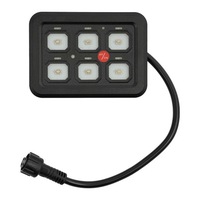 фото thumb №11, 6 gang універсальний панель перемикачів do автомобіля вантажівки łodzi utv suv 720w 9-30v dc
