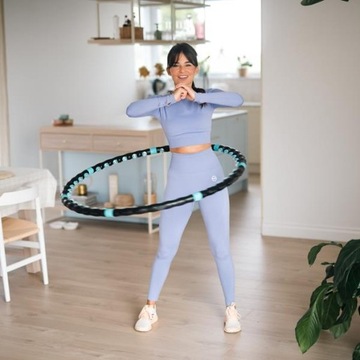 HULA HOP MASUJĄCE Z MAGNESAMI 98CM HMS HHP006 MASAŻER ODCHUDZAJĄCE