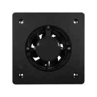 Вентилятор для ванной комнаты Harmann NAX 120 черный с клапаном с датчиком влажности