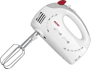 РУЧНОЙ МИКСЕР С ВРАЩАЮЩЕЙСЯ ЧАСОЙ MPM 300ВТ БЕЛЫЙ
