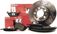 фото thumb №1, Brembo xtra гальмівні диски+ гальмівні колодки перед audi a1 8x 256mm