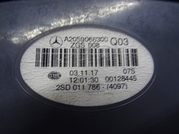 фото thumb №6, Mercedes c-klasa w205 купе лампа задня ліва a2059066300