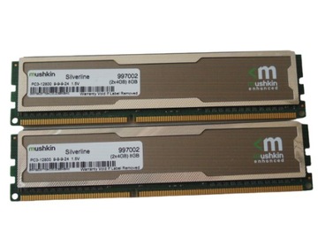 Память DDR3 PC3 8 ГБ 1600 МГц PC12800 Mushkin Silver 2x 4 ГБ Двойная гарантия