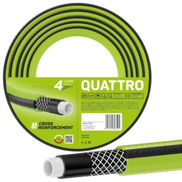CELLFAST WĄŻ OGRODOWY 4-WARSTWOWY 20bar 3/4'' 25M