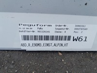 фото thumb №4, Bmw e90 m3 sedan поріг накладка порогова альпійський білий