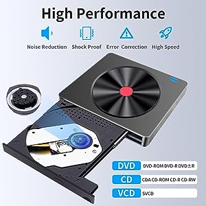 Zewnętrzny napęd CD/DVD do laptopa, 1 USB 3.0 do laptopa, nagrywarka CD ROM
