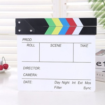 FILM CLAPPER Gadżet reżyserski o wymiarach 30 x 26,5 cm