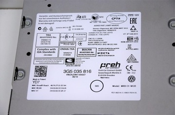 фото thumb №7, Vw arteon навігація мультимедіа mmi радіо 3g5035816