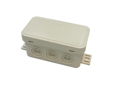 PUSZKA N/T HERMETYCZNA V8 IP54 80×45×41 POPIELATA