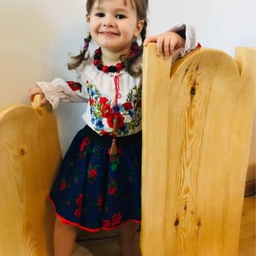 Stylowe Góralskie KORYTO Drewniane Z Grawerem 50