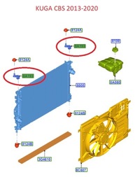 фото thumb №6, Кронштейн радіатора ford focus 11- верхній
