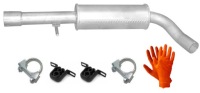 Купити Audi tt 1.8t turbo 1998-2006 гасник середній, фото thumb