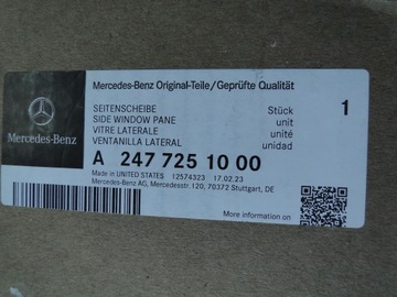 фото thumb №9, Mercedes glb x247 247 скло передня права 2022