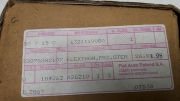 DUCATO JUMPER BOXER MODUŁ SENSOR AIRBAG 1321119080