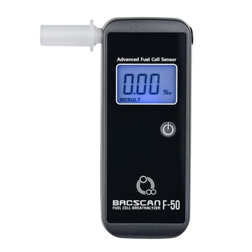 Алкотестер BACscan F-50 + калибровки, сертификат и 10 многоразовых мундштуков.