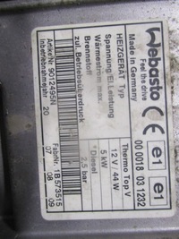 фото thumb №5, Webasto thermo top ford galaxy iii 06-09r