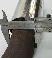 фото thumb №7, Наконечник выхлоп левая mazda rx-8