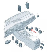 фото thumb №1, Vw touareg cr автоматизований driving button 762927122whs